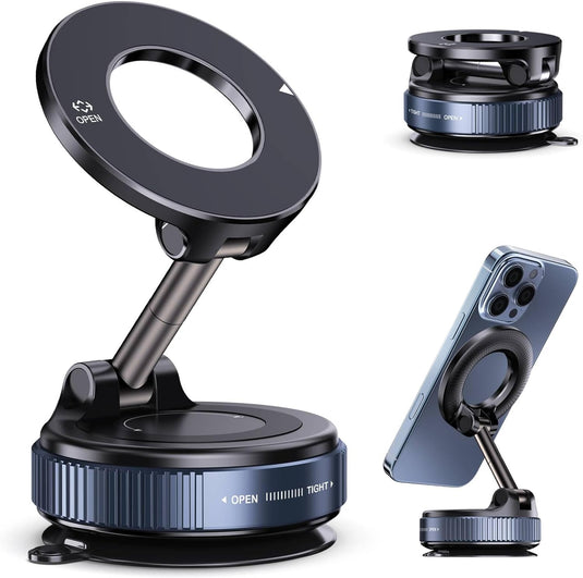 360° Magnetic Car Phone Holder – Strong Grip Mount