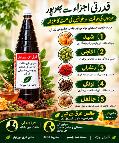 Sharbatay Fulad – Natural Herbal Tonic